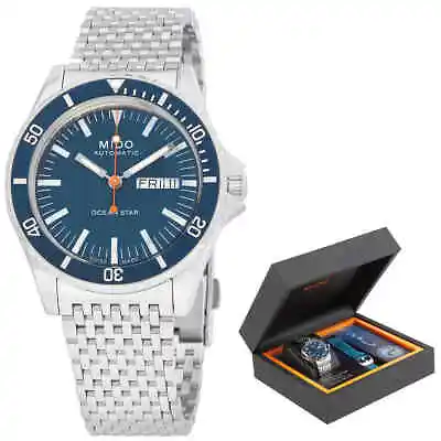 Mido Ocean Star Automatic Blue Dial Men's Watch M0268301104100 • $839