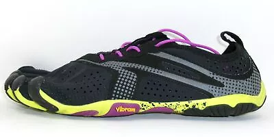 Vibram Women's FiveFingers Shoes Black/Yellow/Purple EU 41/US 9-9.5 - USED • $65