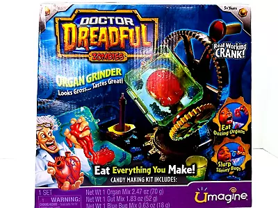 NIB Doctor Dreadful Zombies Organ Grinder Candy Making Organs Bugs Spin Master • $56.70