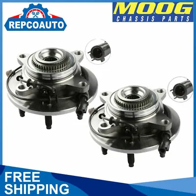 4WD Front Moog Pair Wheel Hub Bearing Assembly For 2005-2008 Ford F-150 W/ ABS • $175.46