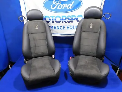 2003-2004 Ford Mustang Cobra Charcoal On Charcoal Coupe Conv Front Seat Seats • $1999.99