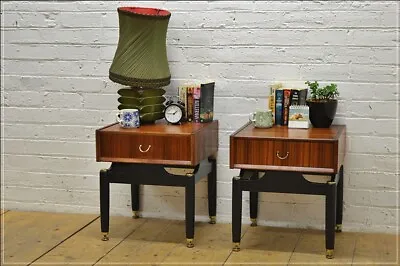 £325 • Buy Vintage Bedside Table G Plan Set Of 2 Teak Danish Design Mid Century DELIVERY