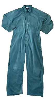 Vintage 40R Sears L Tex Green Coveralls Halloween Michael Myers Cosplay 60s 70s • $74.99