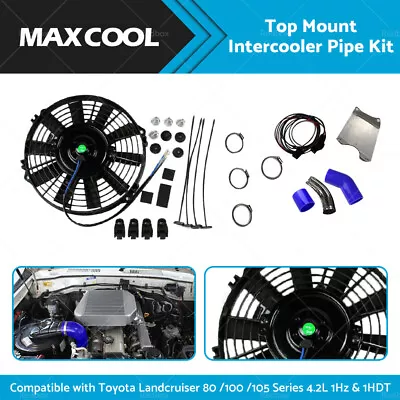 Intercooler Piping Kit Suitable For Landcruiser Toyota 80/100/105 Series 4.2 1HZ • $95.95