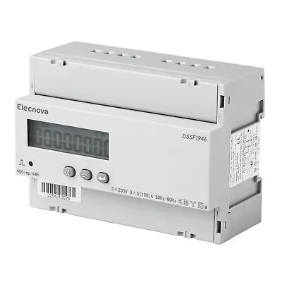 Energy Meter 3 Phase 3Wire AC 230V 5(100)A Power Meter Din-RailTariffs Meter • $89.90