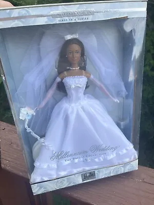 Millennium Wedding AA Barbie ~ Bridal Collection Series 1999 Mattel #27764 SIOP • $50