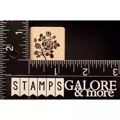 Magenta Rubber Stamps SMALL VICTORIAN ROSES BUDS BOTANICAL GARDEN FLOWERS #T22 • $3.99
