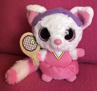 Aurora Yoohoo & Friends Pammee Tennis Player White Fennec Fox Soft Plush Toy 5” • £10.99