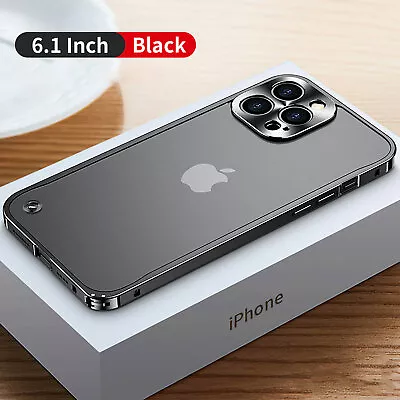 For IPhone 15 Pro Max 14 13 12 Max Aluminum Slim Shockproof Metal Frame Case • $11