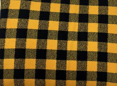 2 Yards Yellow Mammoth Flannel Cotton Fabric (Robert Kaufman) • $12