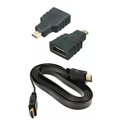 1080P HDMI Cable Cord &HDMI To Mini & Micro Adaptor Set For Android Tablet PC TV • $6.49