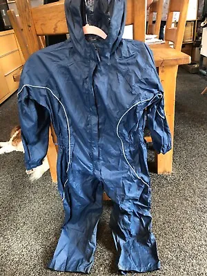 £7.99 • Buy Target Dry Child Waterproof One Piece Splash Suit Blue Age 9-10 Years