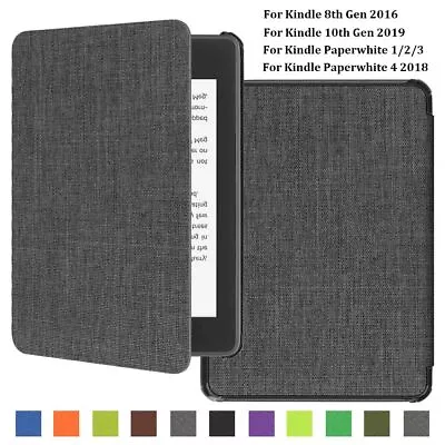 Protective Shell Smart Case Leather For Kindle 8/10th Gen Paperwhite 1/2/3/4 • $17.67