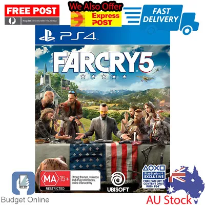 $39.99 • Buy Sony PS4 Playstation 4 Pro Far Cry Farcry 5 Console First Person Shooter Game