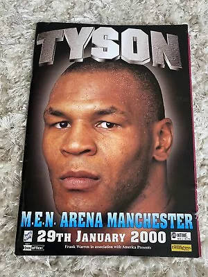 Mike Tyson Vs Julius Francis Boxing Program 1/29/00 MEN Manchester UK  • $14.74