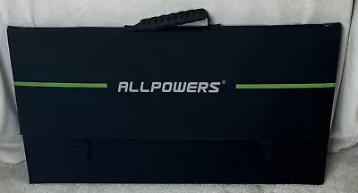 ALLPOWERS SP029 140W 18V Waterproof Foldable Solar Panel Charger - AP-SP-029-BLA • $99.95