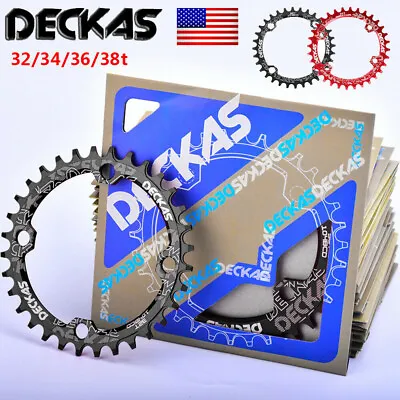 $28.21 • Buy DECKAS 104bcd MTB Round Oval Narrow Wide Chainring 32-52T Bike Chainwheel