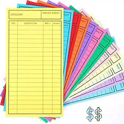 New 24 Pcs Cash Envelopes For Budgeting Cardstock Budget Envelope System For ... • $20.38