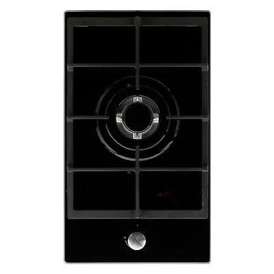 £69.99 • Buy Cookology GGH301BK 30cm Gas On Glass Hob, Wok Burner With Cast Iron Pan Supports
