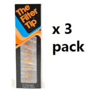 The Filter Tip 10 Disposable X 3 Pack Total 30 Filters Tip Japan Made • $19