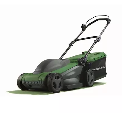 Electric Corded Garden Lawnmower PowerBase MEB1637E 1600w 37cm • £18.55