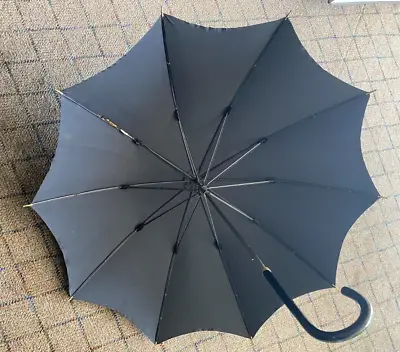 Authentic Gucci Vintage   1973 Umbrella Black   Made In Italy • $240