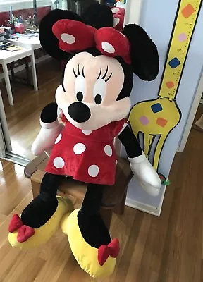 Rare Disney Minnie Mouse 48” Giant Doll (Polka Dot Minnie) • $125