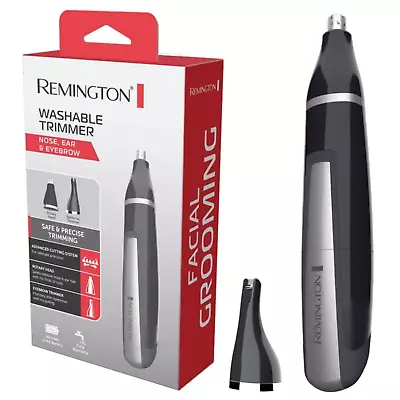 Remington Washable Nose Ear & Eyebrow Trimmer Groomer Black FREE SHIPPING AU • $19.99