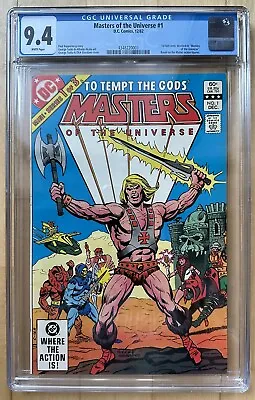 Masters Of The Universe #1 DC 1982 Kupperberg - Tuska CGC 9.4 White Pages • $99.99