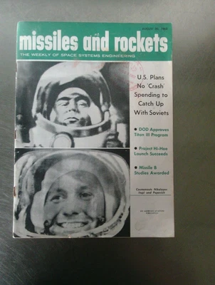 $19 • Buy Vintage Missiles And Rockets, The Weekly Of Space Systems Engineering 
