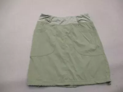 Mountain Hardwear Size XS Womens Green Nylon W/Pockets Stretch Mini Skirt T716 • $10