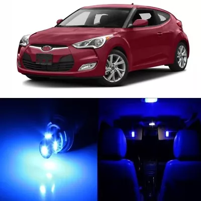 10 X Blue Interior LED Lights Package For 2012 - 2017 Hyundai Veloster +TOOL • $11.99