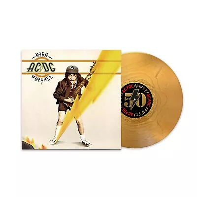 AC/DC 'High Voltage' 50th Anniversary LP Gold Vinyl NEW SEALED 2024 • £29.95