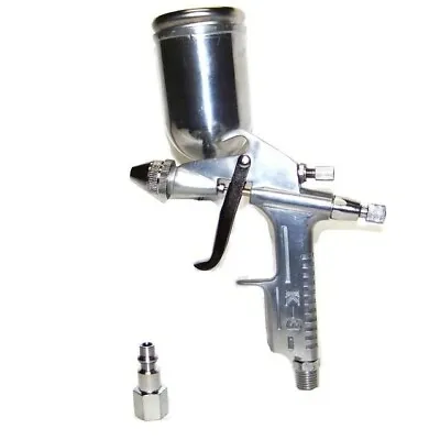 K-3 Mini Air Spray Paint Gun Air Brush Gravity Feed Aluminum Swivel Cup  • $14.99