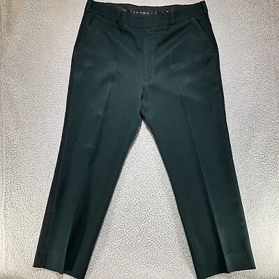 $14.16 • Buy Elbeco Pleated Grosgrain Trim Comfort Grip Mens Tuxedo Dress Pants Green 42R
