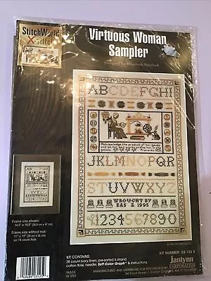 Janlynn Cross Stitch Virtuous Woman SamplerSampler • £10