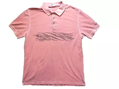 Vintage Crazy Shirts Adult Large Hawaii Chile Dyed Casual Golf Polo 90s Mens • $48.39