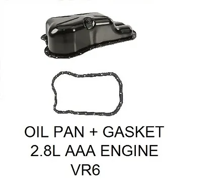 Oil Pan Oil Pan Gasket Kit;  Vw Jetta Golf Passat 2.8 Vr6 Aaa Engines Vr6 Fit • $58.48