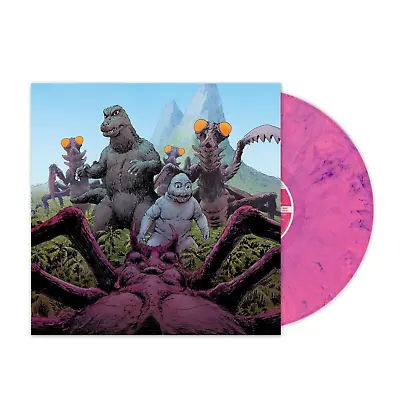 $40 • Buy Son Of Godzilla 1967 Soundtrack Exclusive Limited Pink Purple Swirl Vinyl LP