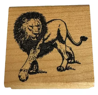 Good Stamps Stamp Goods Rubber Stamp Male Lion King Of The Jungle Animal Nature • $9.99