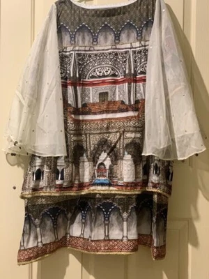 $49.95 • Buy Double Sided Pakistani Indian Branded Kurti Juniad Jamshed Top Shirt Clothes