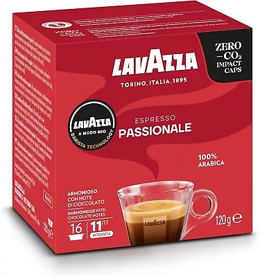 Lavazza A Modo Mio Espresso Passionale Coffee Capsules - 16 Pods • $8.75