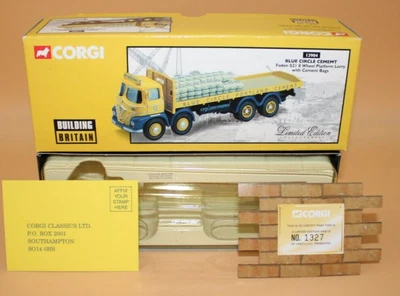 £4.99 • Buy *Box Only* Corgi 13904 Blue Circle Cement Foden S21 * Wheel Platform Lorry
