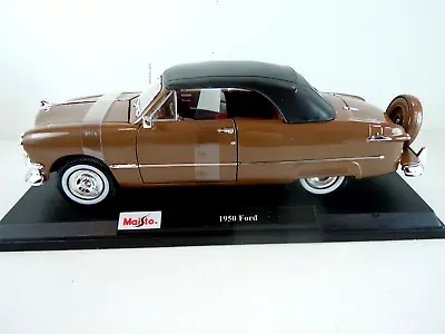 $24.95 • Buy  Maisto 1950 Ford Crestliner Deluxe Special Edition 1:18 Scale Diecast