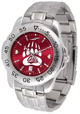 Sun Time Men's Licensed NCAA Team Sport Steel Anochrome Watch (Pick Your Team) • $99.95