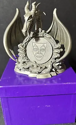 1997 Disneyana Convention Villians Maleficent Dragon Metal Pewter 5  Statue • $49.99