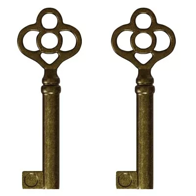 KY-14 Skeleton Key Replacement Hollow Barrel For Antique Vintage Cabinet Door • $16.70