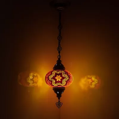 35 Variation Turkish Moroccan Mosaic Ceiling Hanging Pendant Light Fixture Lamp • $46.90