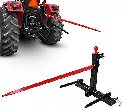 1XHeavy Duty Category 1 Tractors 3 Point Trailer Hitch Quick Attach Bale Spear • $269.99