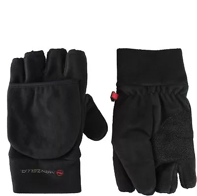 Manzella Men's Fleece Cold Weather Convertible Cascade Glove Medium Black  • $47.43